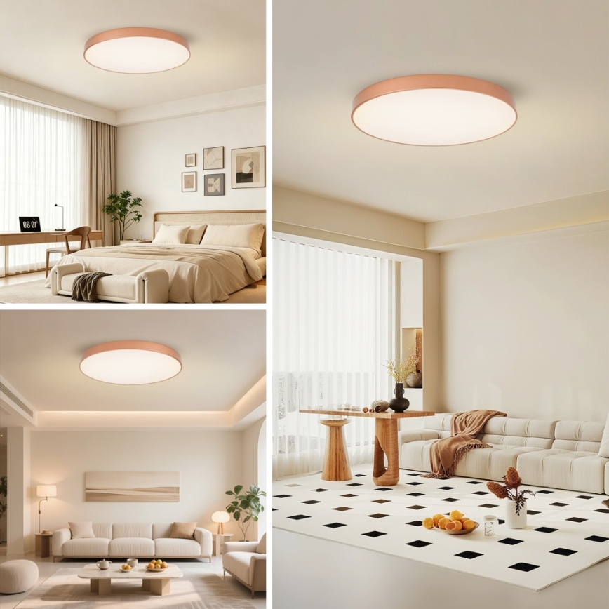 BRILAGI - LED-hämardatav laelamp POOL SMART LED/100 W/230 V 3000–6000 K Ø 80 cm Wi‑Fi Tuya pronks + kaugjuhtimispult