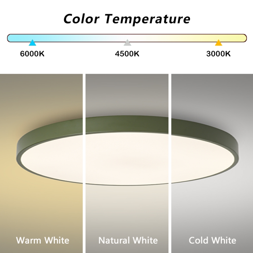 Brilagi - hämardatav LED-valgusti POOL SMART LED, 100 W, 230 V, Ø 80 cm, reguleeritav värvustemperatuur 3000–6000 K, Tuya Wi‑Fi ja kaugjuhtimispult, roheline