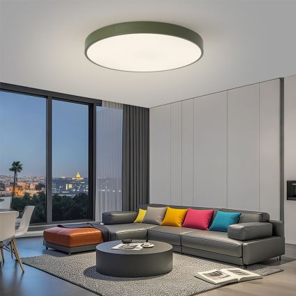 Brilagi - hämardatav LED-valgusti POOL SMART LED, 100 W, 230 V, Ø 80 cm, reguleeritav värvustemperatuur 3000–6000 K, Tuya Wi‑Fi ja kaugjuhtimispult, roheline