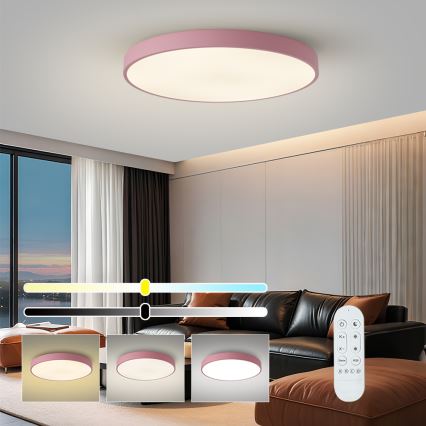 Brilagi - Hämardatav LED-valgusti POOL SMART LED/100W/230V Ø 80 cm 3000–6000K Wi-Fi Tuya + kaugjuhtimispult roosa