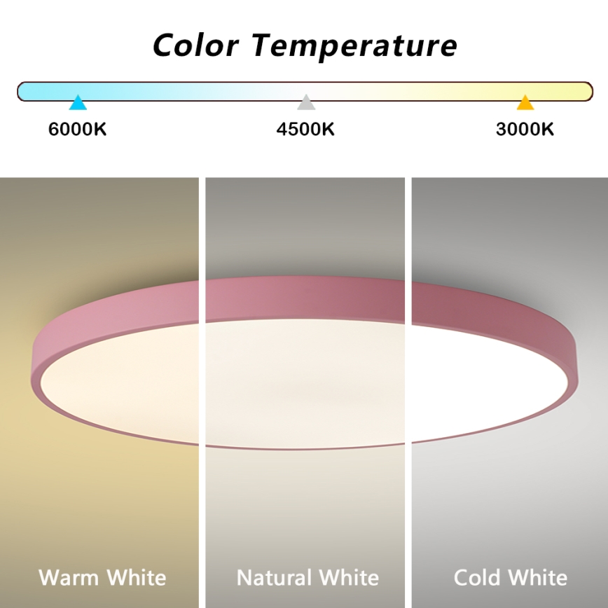 Brilagi - Hämardatav LED-valgusti POOL SMART LED/100W/230V Ø 80 cm 3000–6000K Wi-Fi Tuya + kaugjuhtimispult roosa