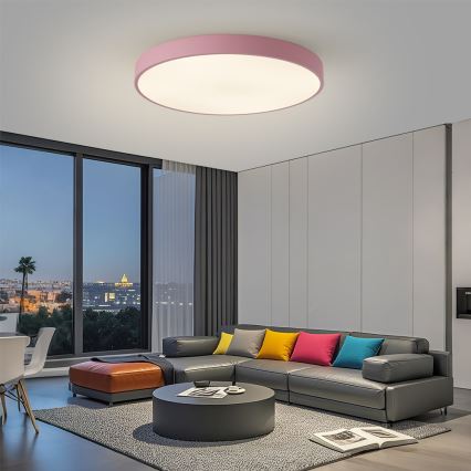Brilagi - Hämardatav LED-valgusti POOL SMART LED/100W/230V Ø 80 cm 3000–6000K Wi-Fi Tuya + kaugjuhtimispult roosa