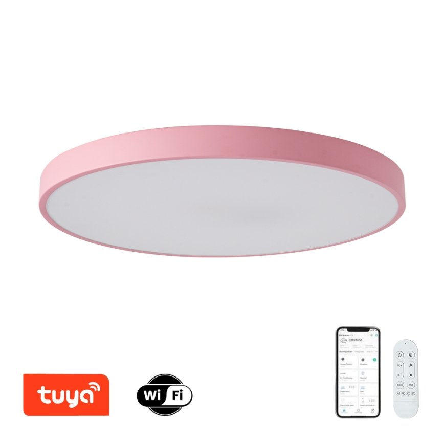 Brilagi - Hämardatav LED-valgusti POOL SMART LED/100W/230V Ø 80 cm 3000–6000K Wi-Fi Tuya + kaugjuhtimispult roosa