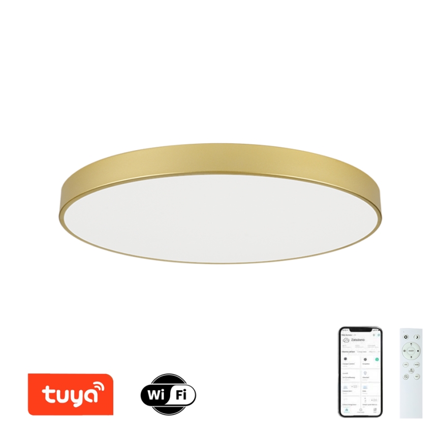Brilagi - LED hämardatav laelamp POOL SMART LED/128W/230V 3000-6000K 100 cm kuldne Wi-Fi Tuya + kaugjuhtimispult