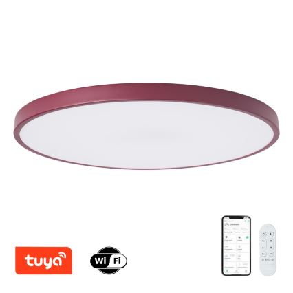 Brilagi - LED hämardatav valgusti POOL SMART LED/128W/230V läbimõõt 100 cm Wi-Fi Tuya + kaugjuhtimispult bordoopunane