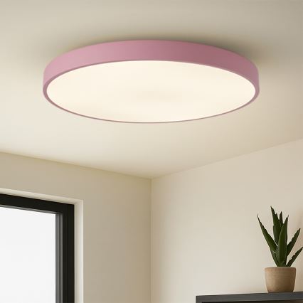 Brilagi - hämardatav LED-valgusti POOL SMART LED/128W/230V, Ø 100 cm, 3000–6000 K, Tuya Wi‑Fi + kaugjuhtimispult, roosa