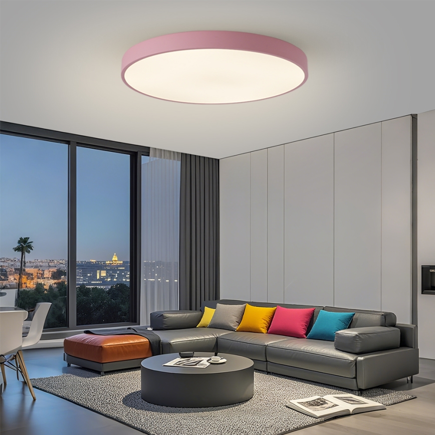 Brilagi - hämardatav LED-valgusti POOL SMART LED/128W/230V, Ø 100 cm, 3000–6000 K, Tuya Wi‑Fi + kaugjuhtimispult, roosa