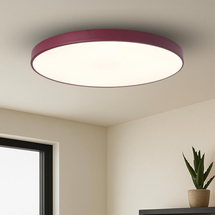 Brilagi - LED hämardatav valgusti POOL SMART LED/128W/230V läbimõõt 100 cm 3000-6000K Wi-Fi Tuya + kaugjuhtimispult bordoopunane