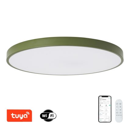 Brilagi - hämardatav LED-valgusti POOL SMART LED/128W/230V, läbimõõt 100 cm, Wi‑Fi Tuya + kaugjuhtimispult, roheline