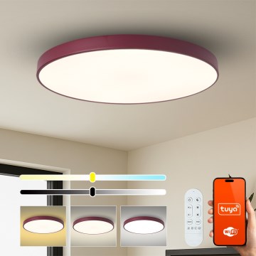 Brilagi - LED hämardatav valgusti POOL SMART LED/128W/230V läbimõõt 100 cm 3000-6000K Wi-Fi Tuya + kaugjuhtimispult bordoopunane
