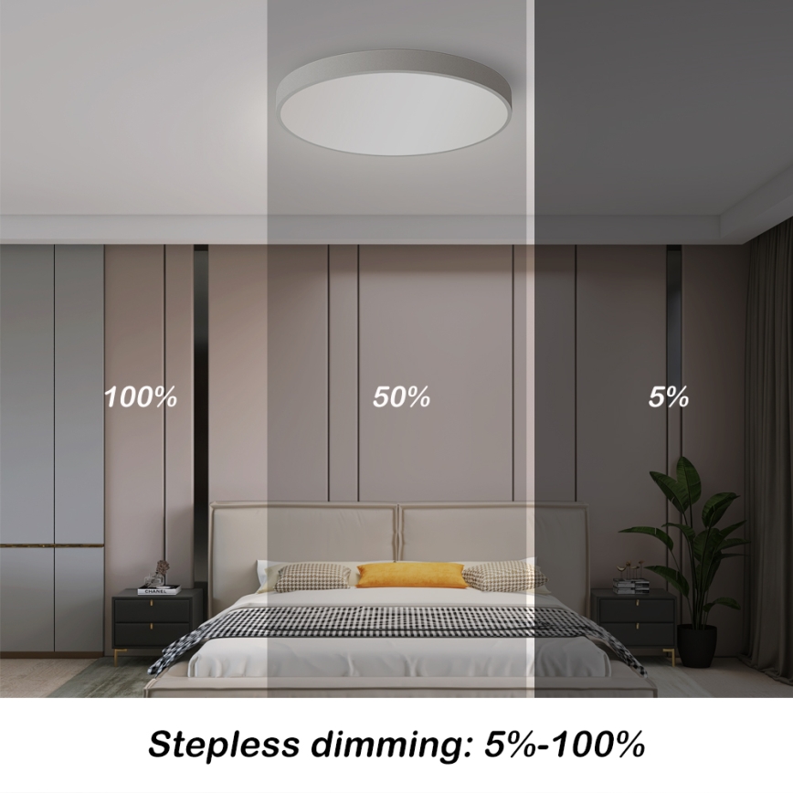 Brilagi - LED hämardatav laelamp POOL SMART LED/48W/230V 40 cm 3000-6000K Wi-Fi Tuya + kaugjuhtimispult valge