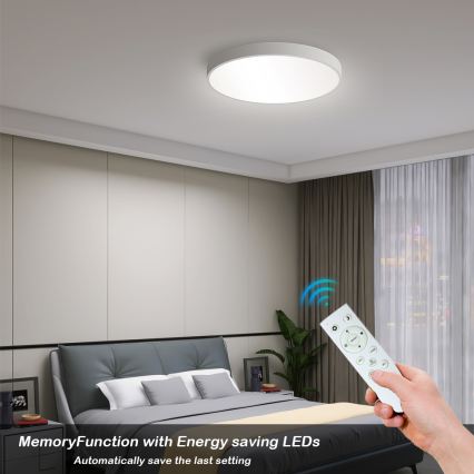 Brilagi - LED hämardatav laelamp POOL SMART LED/48W/230V 40 cm 3000-6000K Wi-Fi Tuya + kaugjuhtimispult valge