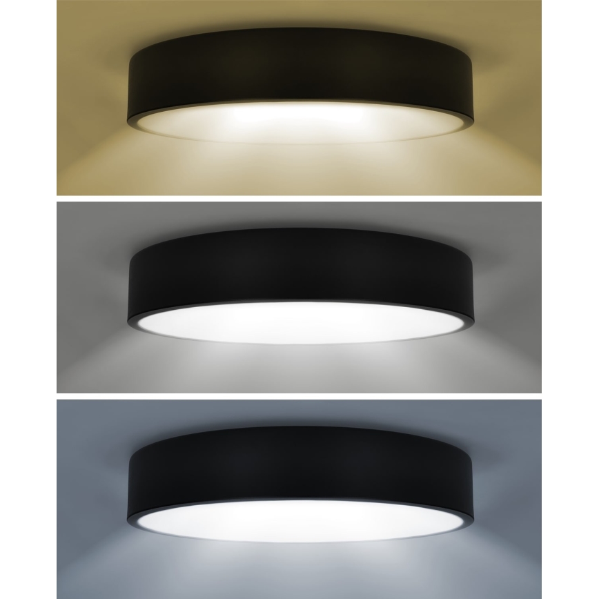 Brilagi - LED Hämardatav laevalgusti POOL SMART LED/48W/230V 40 cm 3000-6000K Wi-Fi Tuya + kaugjuhtimispult must