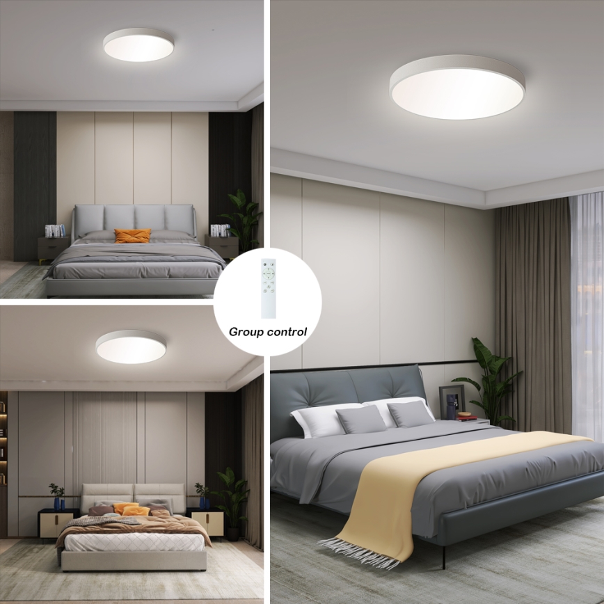 Brilagi - LED Hämardatav laevalgusti POOL SMART LED/48W/230V 40 cm 3000-6000K Wi-Fi Tuya + kaugjuhtimispult valge