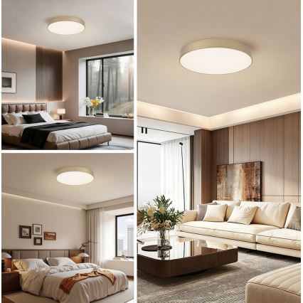 BRILAGI - Hämardatav LED-laelamp POOL SMART LED/60W/230V 3000-6000K läbimõõt 50 cm Wi-Fi Tuya kuldne + kaugjuhtimispult