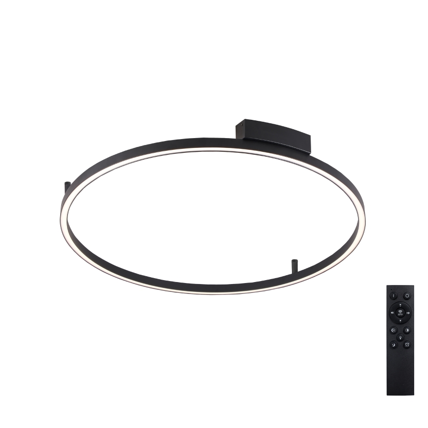 Brilagi - Hämardatav LED-laevalgusti PORTOFINO LED/60W/230V 3000-6000K läbimõõt 80 cm must + kaugjuhtimispult