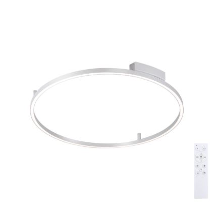 Brilagi - Hämardatav laelamp PORTOFINO LED/60W/230V 3000–6000K Ø 80 cm, hõbedane + kaugjuhtimispult