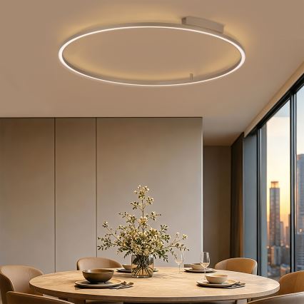Brilagi - hämardatav LED laevalgusti PORTOFINO LED/85W/230V 3000-6000K läbimõõt 120 cm beež + kaugjuhtimispult
