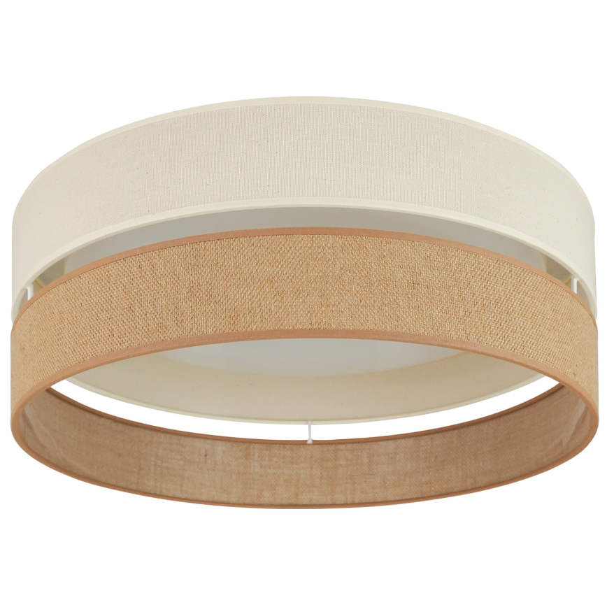 Brilagi - LED Hämardatav laevalgusti ROYAL YUTE LED/24W/230V d. 45 cm 3000/4000/6500K beež/kreemikas  + kaugjuhtimispult