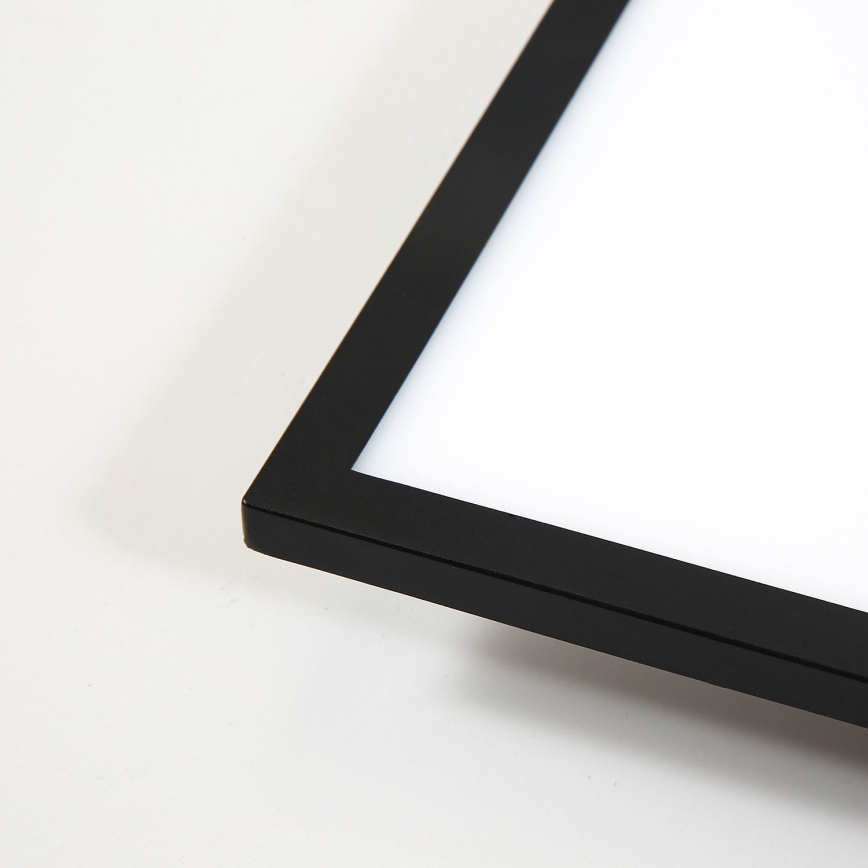 Brilagi - LED Hämardatav laevalgusti SLIMFRAME LED/25W/230V 30x30 cm 3000-6000K must + kaugjuhtimispult
