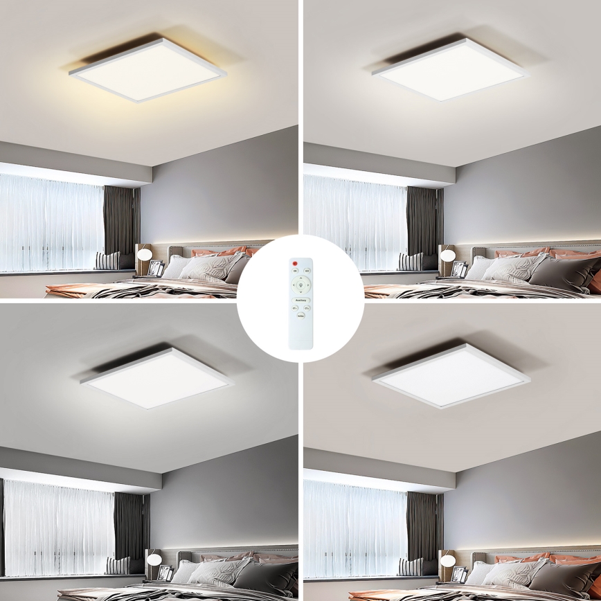 Brilagi - LED Hämardatav laevalgusti SLIMFRAME LED/25W/230V 30x30 cm 3000-6000K valge + kaugjuhtimispult