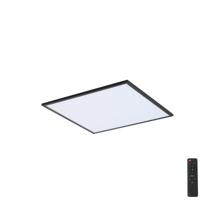 Brilagi - LED Hämardatav laevalgusti SLIMFRAME LED/36W/230V 45x45 cm 3000-6000K must + kaugjuhtimispult