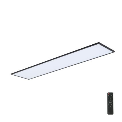 Brilagi - LED Hämardatav laevalgusti SLIMFRAME LED/58W/230V 120x30 cm 3000-6000K must + kaugjuhtimispult