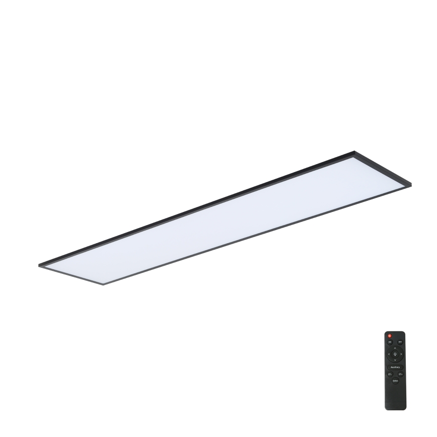 Brilagi - LED Hämardatav laevalgusti SLIMFRAME LED/58W/230V 120x30 cm 3000-6000K must + kaugjuhtimispult