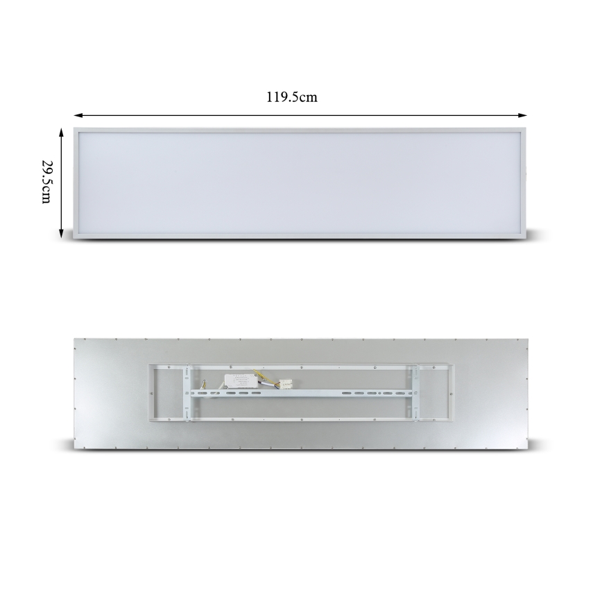 Brilagi - LED Hämardatav laevalgusti SLIMFRAME LED/58W/230V 120x30 cm 3000-6000K valge + kaugjuhtimispult