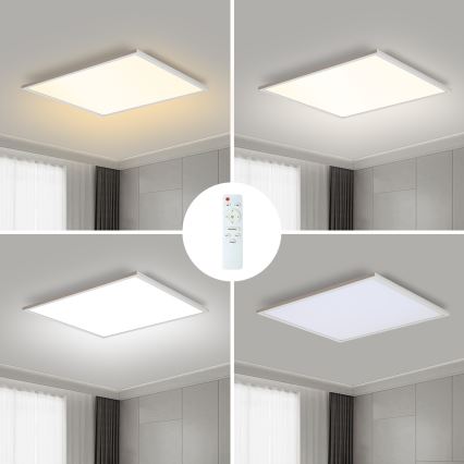Brilagi - LED Hämardatav laevalgusti SLIMFRAME LED/58W/230V 60x60 cm 3000-6000K valge + kaugjuhtimispult