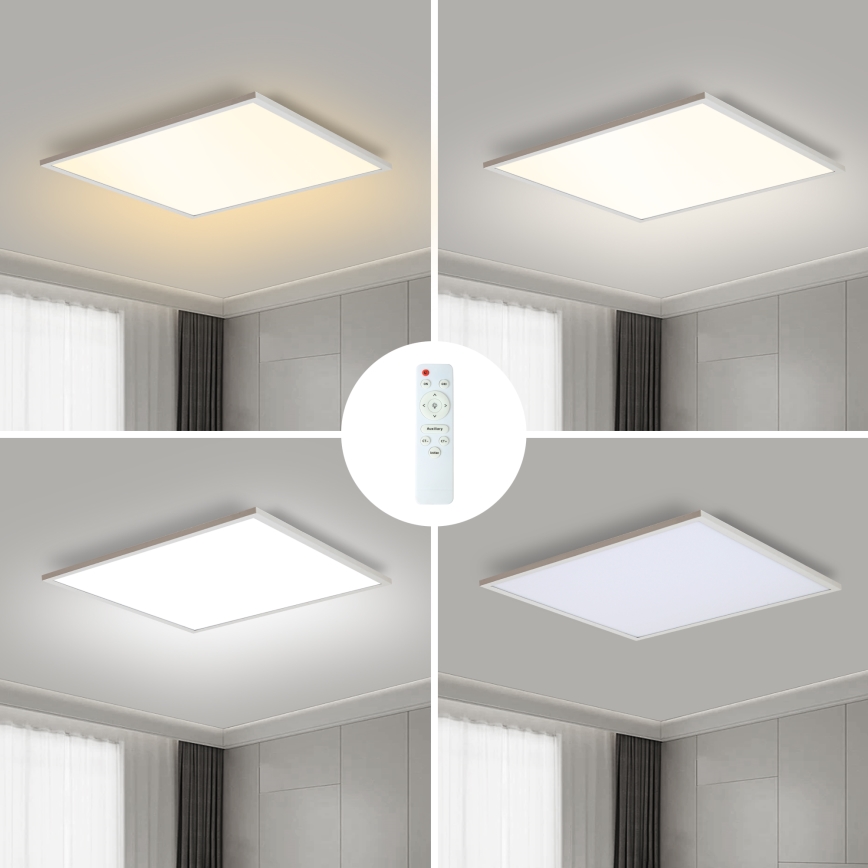 Brilagi - LED Hämardatav laevalgusti SLIMFRAME LED/58W/230V 60x60 cm 3000-6000K valge + kaugjuhtimispult