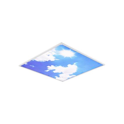Brilagi - LED-hämardatav laevalgusti SLIMFRAME SKY LED/58W/230V 60x60 cm 3000-6000K hõbedane/sinine + kaugjuhtimispult
