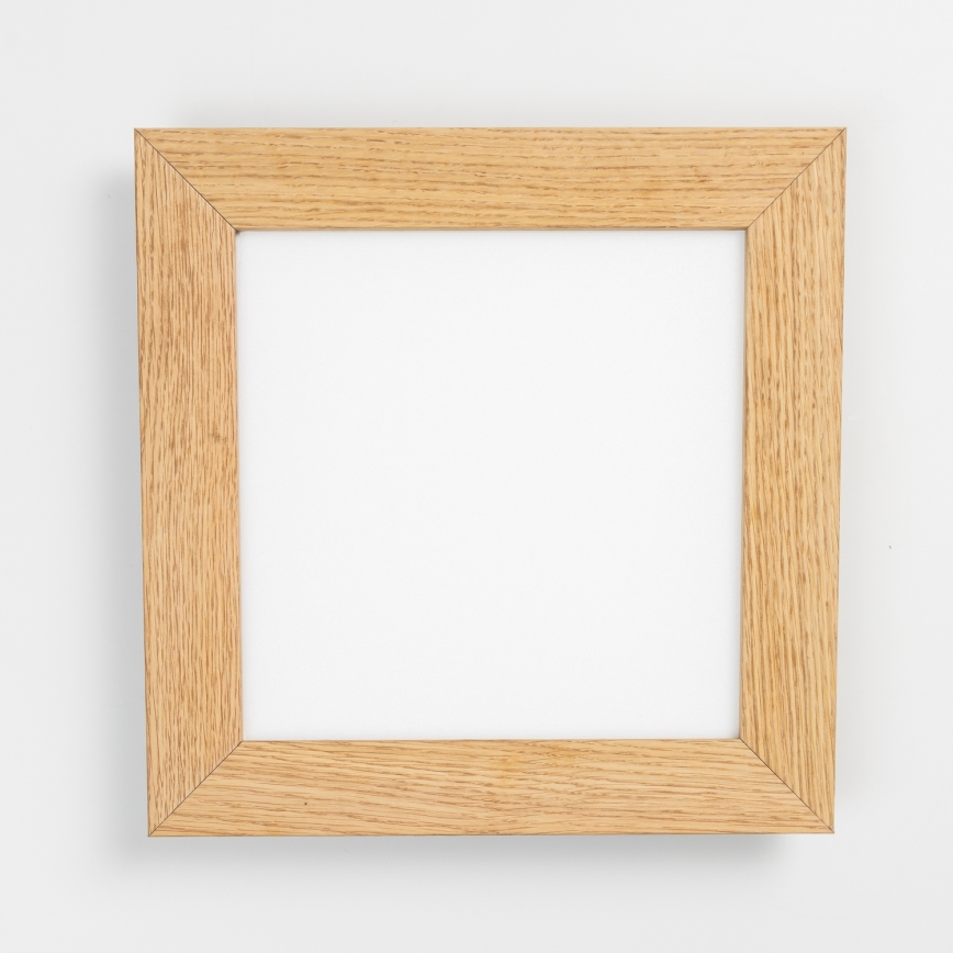 Brilagi - LED Hämardatav laevalgusti SLIMFRAME WOOD LED/25W/230V 34x34 cm 3000-6000K pruun + kaugjuhtimispult