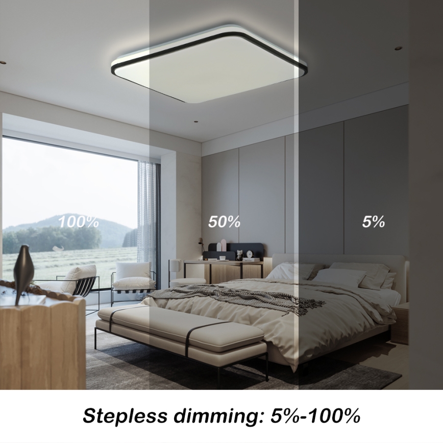 Brilagi - LED Hämardatav laevalgusti SMART LED/36W/230V 3000-6000K 45x45 cm Wi-Fi Tuya + kaugjuhtimispult