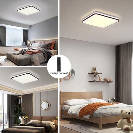 Brilagi - LED Hämardatav laevalgusti SMART LED/36W/230V 3000-6000K 45x45 cm Wi-Fi Tuya + kaugjuhtimispult