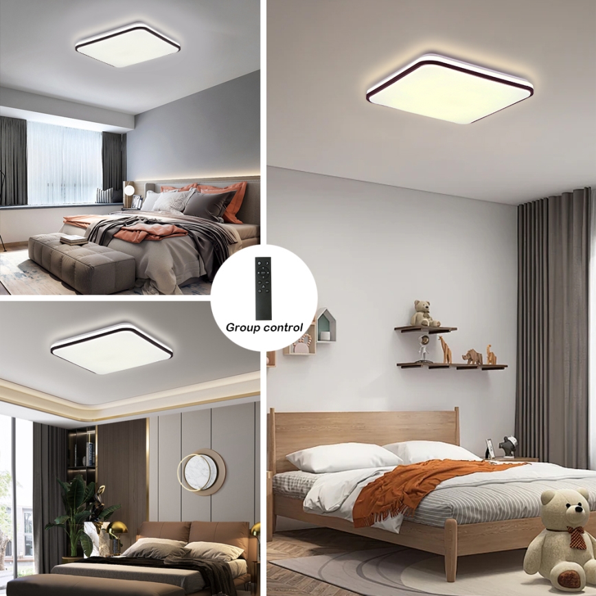 Brilagi - LED Hämardatav laevalgusti SMART LED/36W/230V 3000-6000K 45x45 cm Wi-Fi Tuya + kaugjuhtimispult