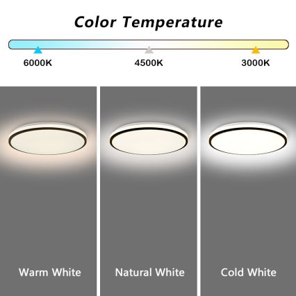 Brilagi - LED Hämardatav laevalgusti SMART LED/36W/230V 3000-6000K d. 45 cm Wi-Fi Tuya + kaugjuhtimispult