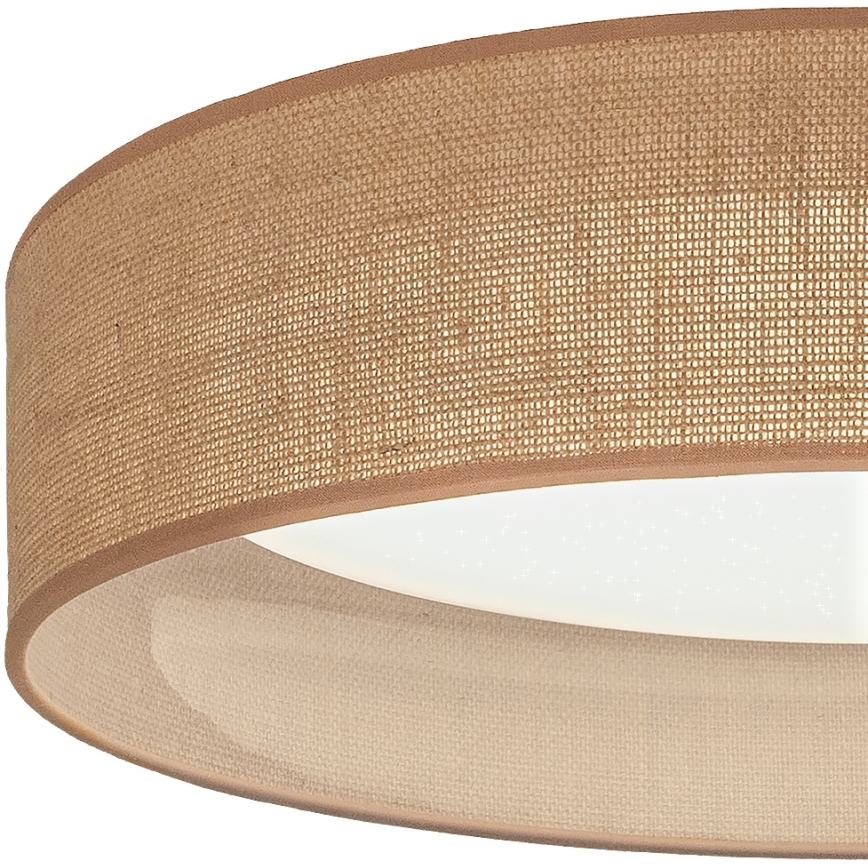 BRILAGI - LED hämardatav laelamp VELVET SMARTIX STARS LED/24W/230V 3000-6000K läbimõõt 45 cm beež Wi-Fi Tuya Beacon + kaugjuhtimispult