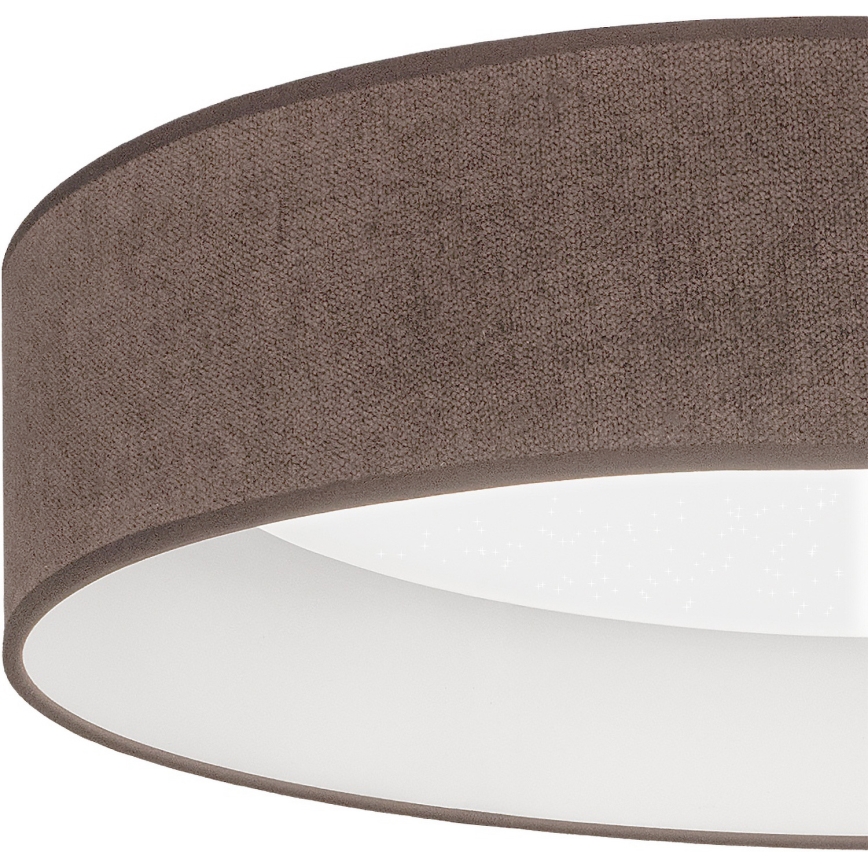 Brilagi - hämardatav LED-laelamp VELVET SMARTIX STARS LED/36W/230V 3000-6000K läbimõõt 55 cm pruun Wi-Fi Tuya Beacon + kaugjuhtimispult