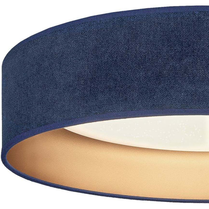 Brilagi - LED-hämardatav laelamp VELVET SMARTIX STARS LED/36W/230V 3000-6000K läbimõõt 55 cm sinine/kuldne Wi-Fi Tuya Beacon + kaugjuhtimispult