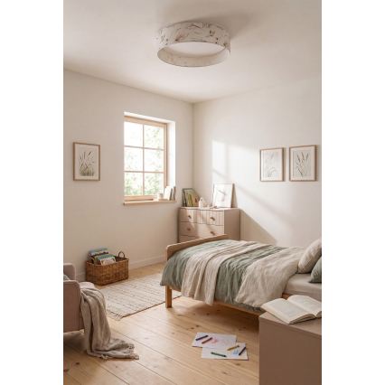 Brilagi - LED-hämardatav laelamp VELVET SMARTIX STARS LED/36W/230V 3000-6000K läbimõõt 55 cm valge/lilled Wi-Fi Tuya Beacon + kaugjuhtimispult