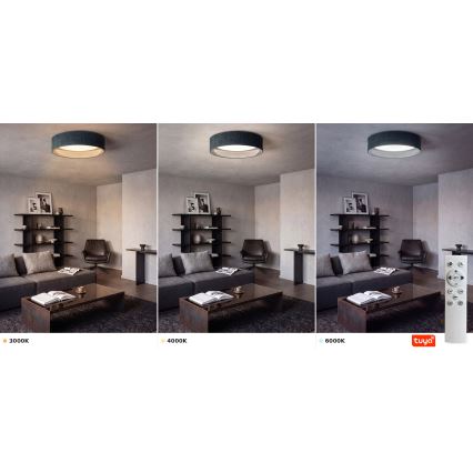 BRILAGI - hämardatav LED-laevalgusti VELVET SMARTIX STARS LED/24W/230V 3000-6000K, läbimõõt 45 cm, roheline, Wi-Fi Tuya Beacon + kaugjuhtimispult
