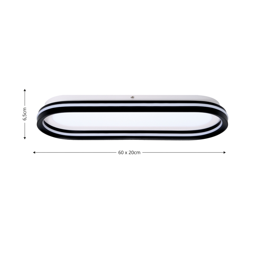 Brilagi - hämardatav LED-laevalgusti TRIVARO LED/85W/230V 3000-6000K 20x60 cm + kaugjuhtimispult