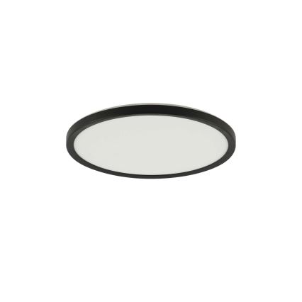 Brilagi - LED Hämardatav laevalgusti ULTRA SLIM LED/18W/230V 2700-6500K d. 30 cm must + kaugjuhtimispult