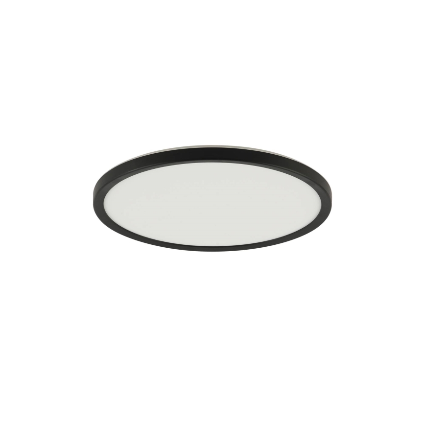 Brilagi - LED Hämardatav laevalgusti ULTRA SLIM LED/18W/230V 2700-6500K d. 30 cm must + kaugjuhtimispult