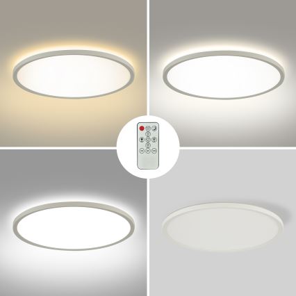 Brilagi - LED Hämardatav laevalgusti ULTRA SLIM LED/24W/230V 2700-6500K d. 42 cm valge + kaugjuhtimispult