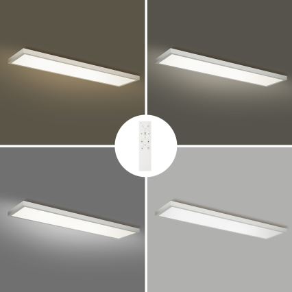 Brilagi - LED Hämardatav laevalgusti vannituppa FRAME SMART LED/50W/230V 120x30 cm 3000-6000K IP44 hõbedane + kaugjuhtimispult