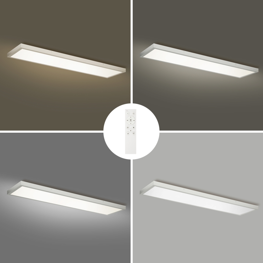 Brilagi - LED Hämardatav laevalgusti vannituppa FRAME SMART LED/50W/230V 120x30 cm 3000-6000K IP44 hõbedane + kaugjuhtimispult