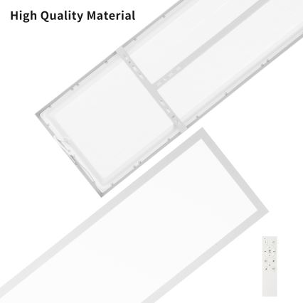 Brilagi - LED Hämardatav laevalgusti vannituppa FRAME SMART LED/50W/230V 120x30 cm 3000-6000K IP44 hõbedane + kaugjuhtimispult