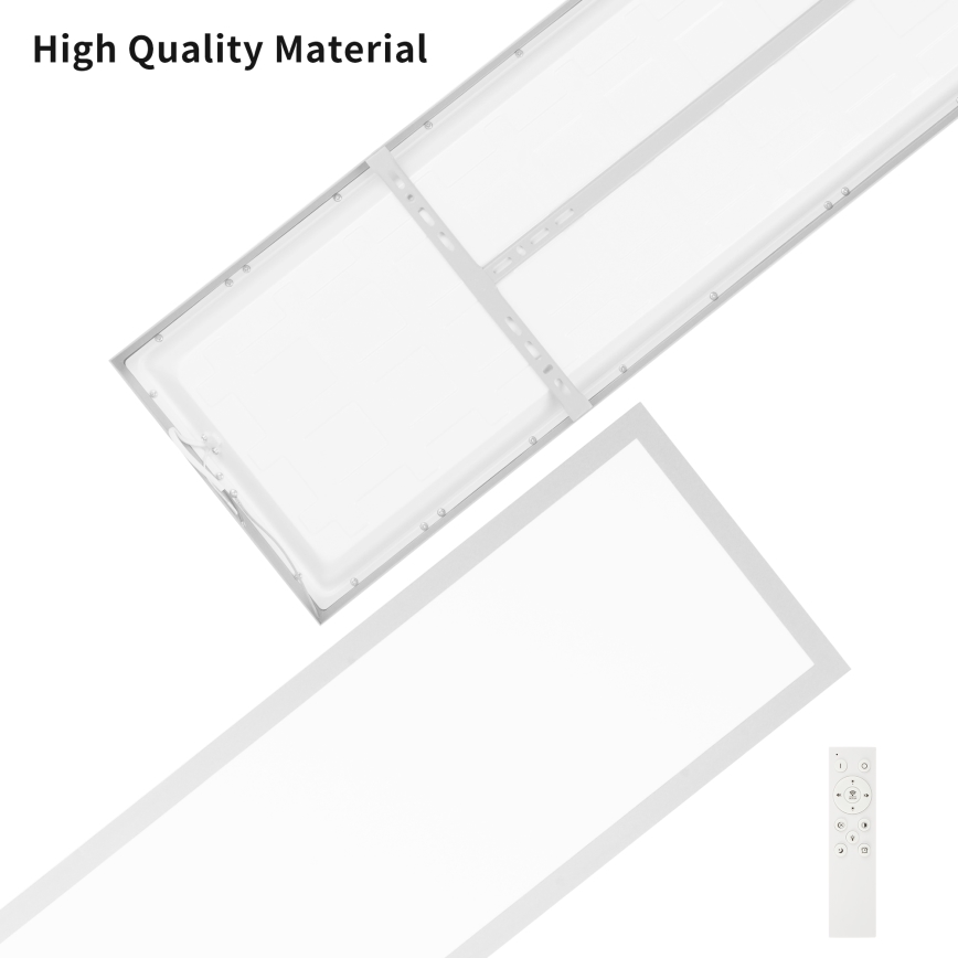 Brilagi - LED Hämardatav laevalgusti vannituppa FRAME SMART LED/50W/230V 120x30 cm 3000-6000K IP44 hõbedane + kaugjuhtimispult